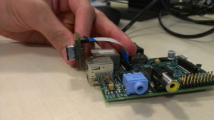 attaching Raspberry Pi Camera Module