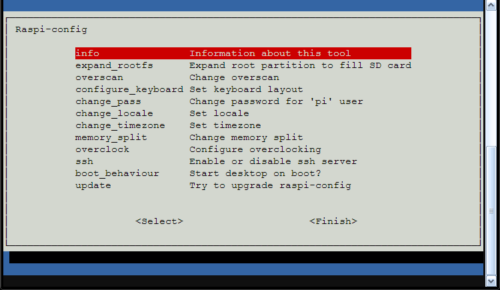raspi-config