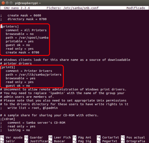 optimizar SAMBA  NAS o servidor casero en la Raspberry Pi 07