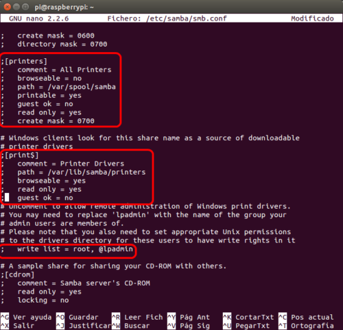 optimizar SAMBA  NAS o servidor casero en la Raspberry Pi 08