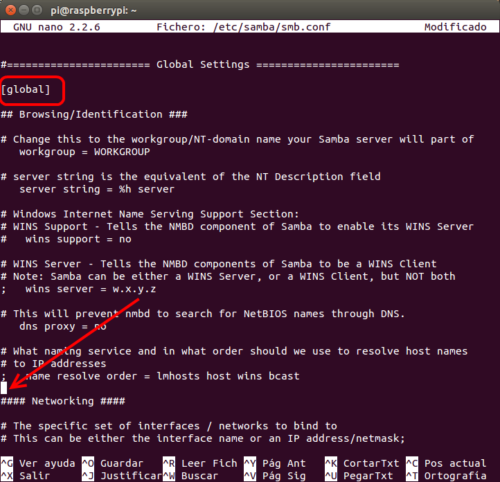 optimizar SAMBA  NAS o servidor casero en la Raspberry Pi 09