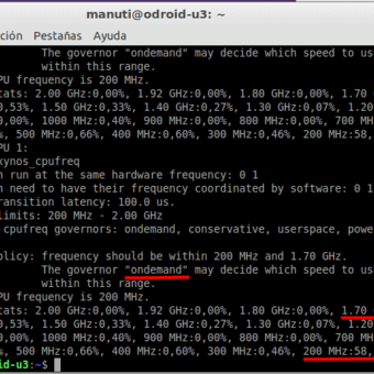 cpufreq-info-odroid-u3