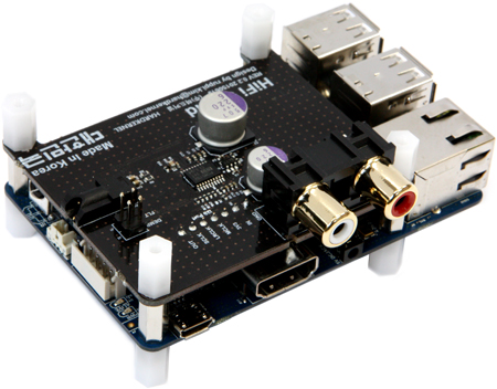 ODROID-C1+HiFiShield