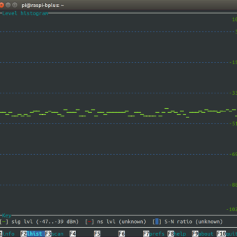 wavemon comparativa antena wifi raspberry