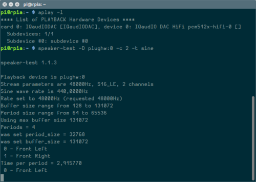 configurar X920 HIFI DAC+ PCM5122