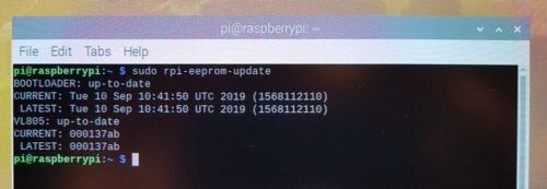 raspberry-pi-4 rpi-eeprom-update