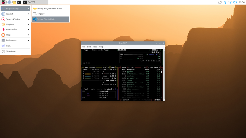 03_Menú Inicio → Programación con VS Code visible