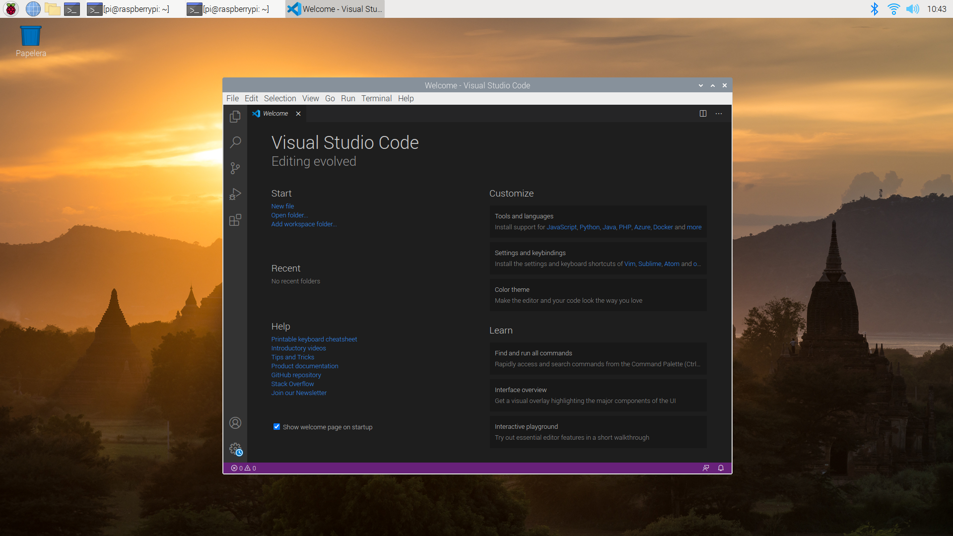 Visual Studio Code oficial para Raspberry Pi — Raspberry para torpes
