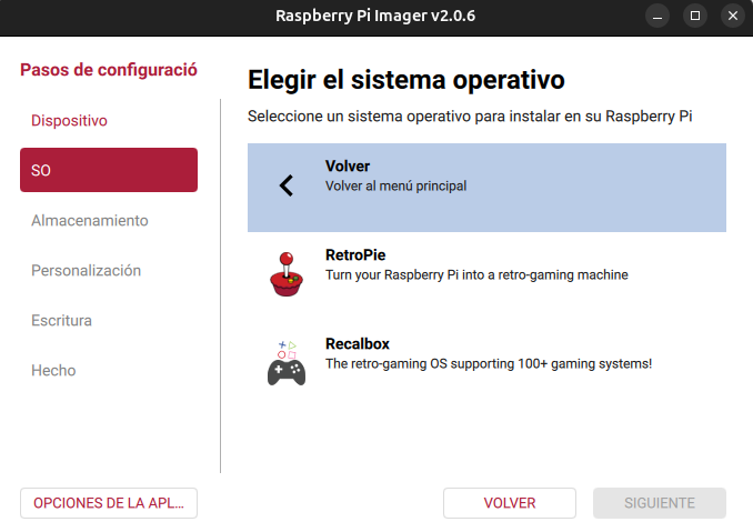 RASPBERRY PI IMAGER retropie recalbox