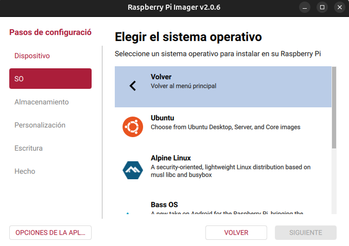 RASPBERRY PI IMAGER ubuntu