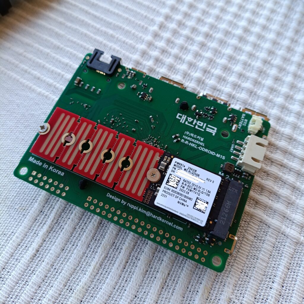odroid-m1s nvme