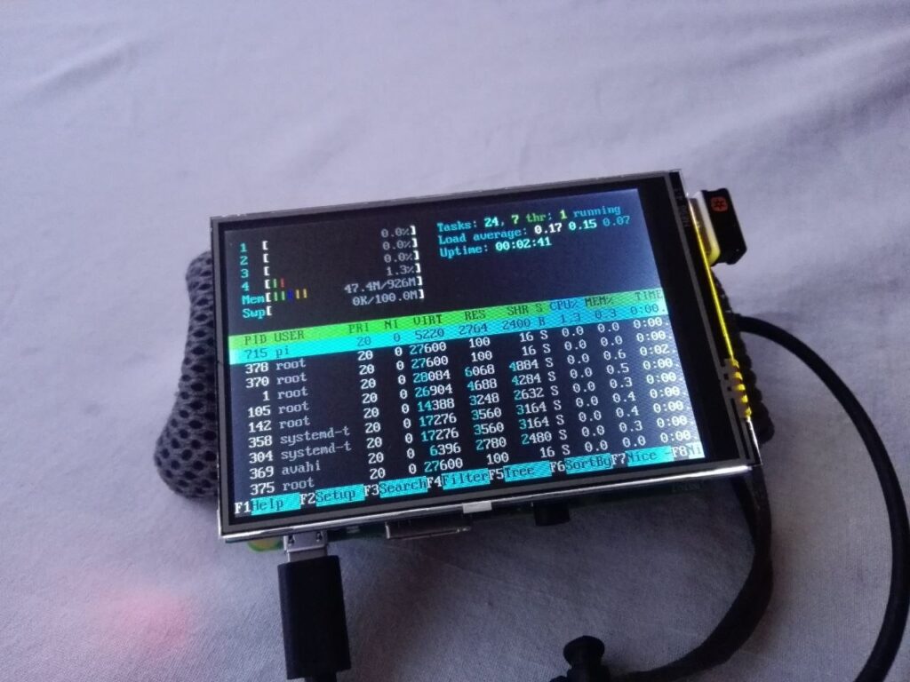 Raspberry Pi LCD Terminal