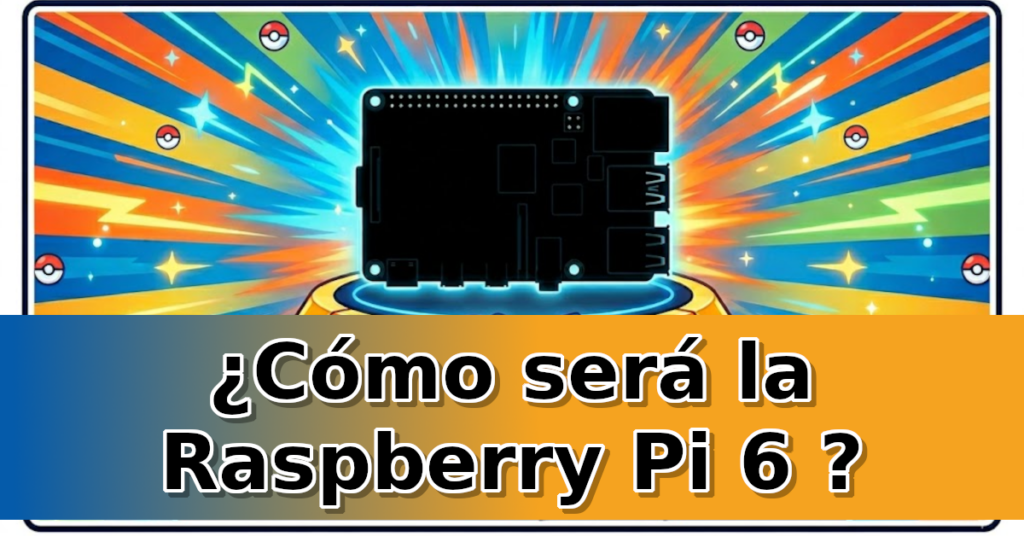 Concepto de la futura Raspberry Pi 6 con procesador Broadcom