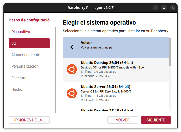 04-ubuntu-raspberry-pi-imager-versiones-disponibles