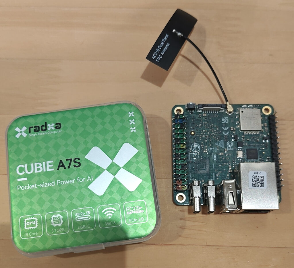 Radxa Cubie A7S unbox