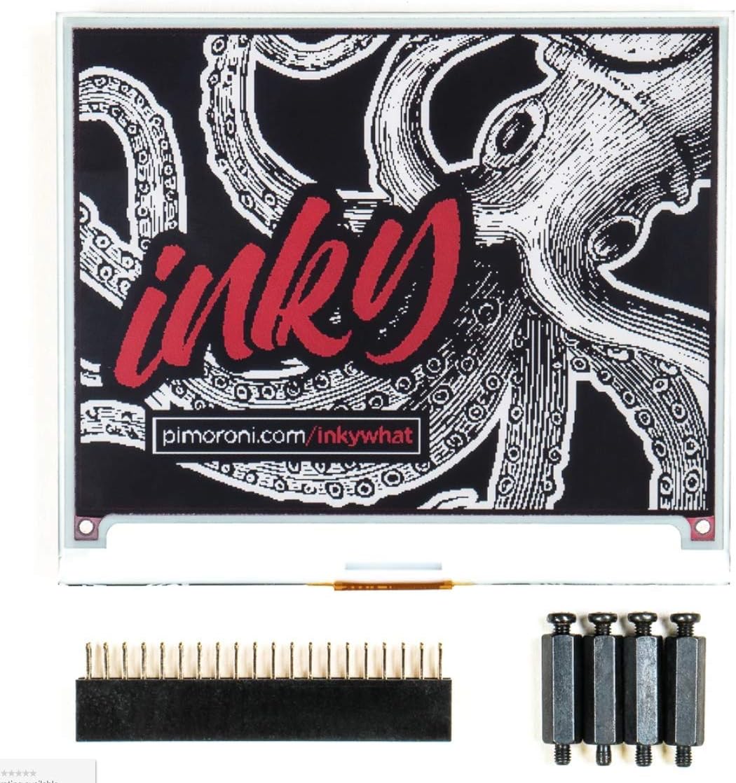 Pimoroni Inky What (ePaper/eInk/EPD) - rojo/negro/blanco