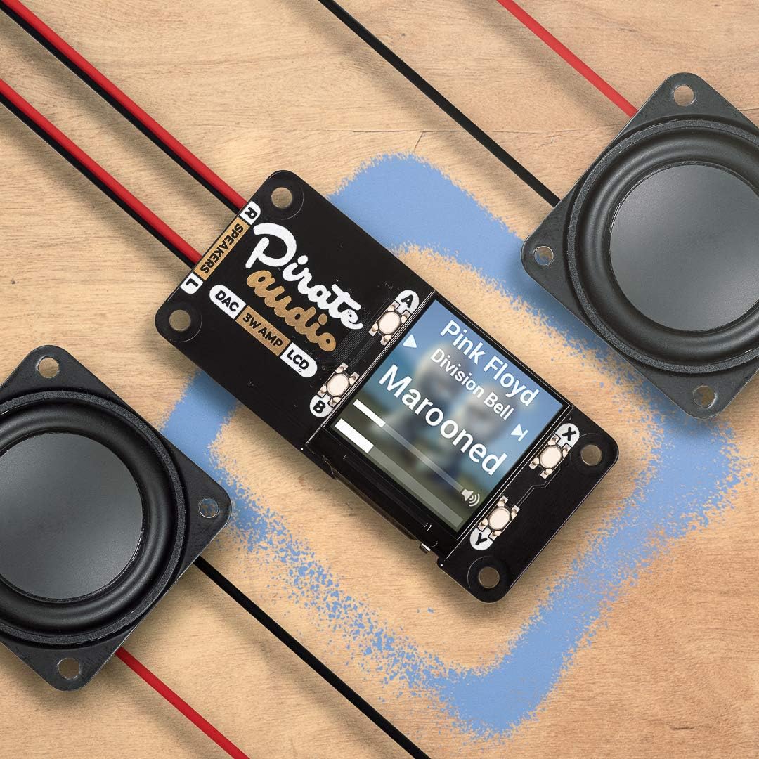 Pimoroni Pirate Audio: Amplificador estéreo de 3 W para Raspberry Pi