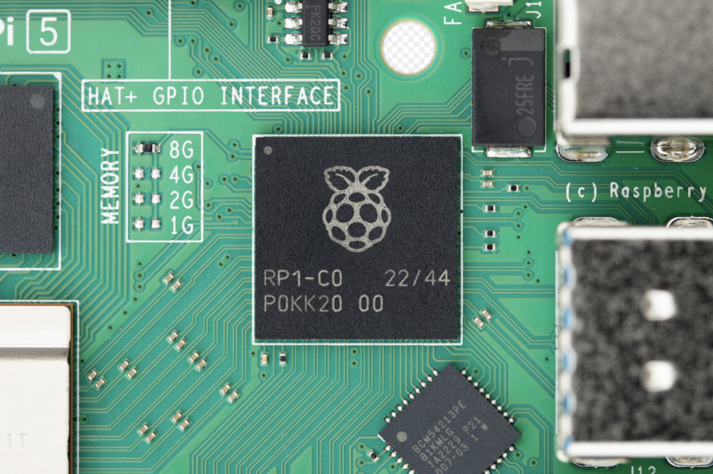 chip RP1 de la Raspberry Pi